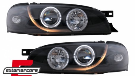 Prednja svjetla Angel Eyes (crna) / Subaru Impreza I GM, GC, GF (05.1993-2000), LPSU02