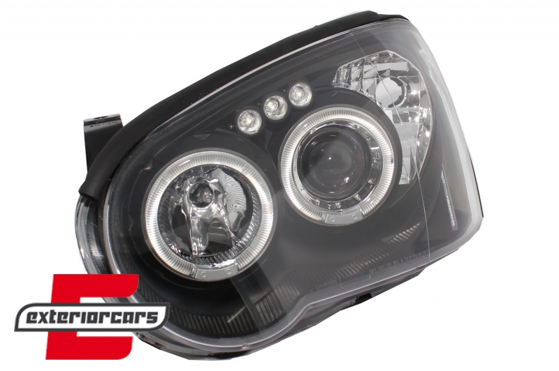 Prednja svjetla Angel Eyes (crna) / Subaru Impreza II GD (2003-2005), LPSU04