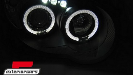 Prednja svjetla Angel Eyes (crna) / Subaru Impreza II GD (2003-2005), LPSU04