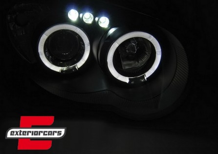 Prednja svjetla Angel Eyes (crna) / Subaru Impreza II GD (2003-2005), LPSU04