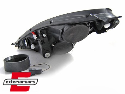 Prednja svjetla Angel Eyes (crna) / Toyota Celica T230 (1999-2005), LPTO36
