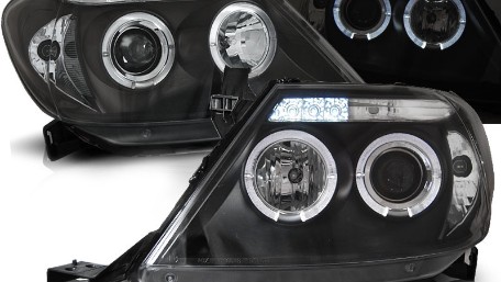 Prednja svjetla Angel Eyes (crna) / Toyota Hilux (2005-2011), LPTO08