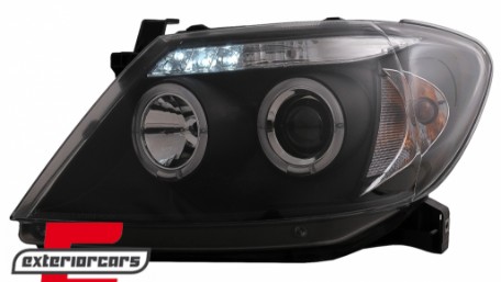 Prednja svjetla Angel Eyes (crna) / Toyota Hilux (2005-2011), LPTO08