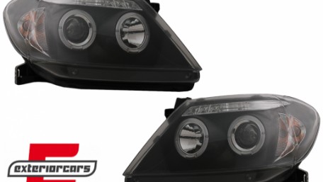 Prednja svjetla Angel Eyes (crna) / Toyota Hilux (2005-2011), LPTO08