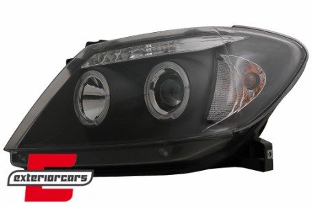 Prednja svjetla Angel Eyes (crna) / Toyota Hilux (2005-2011), LPTO08