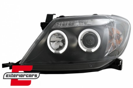 Prednja svjetla Angel Eyes (crna) / Toyota Hilux (2005-2011), LPTO08