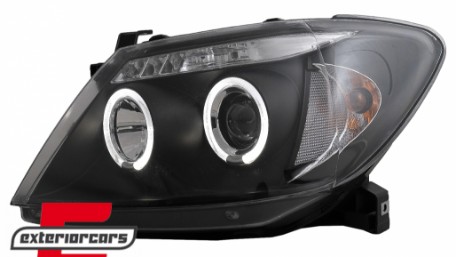 Prednja svjetla Angel Eyes (crna) / Toyota Hilux (2005-2011), LPTO08
