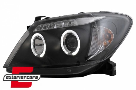 Prednja svjetla Angel Eyes (crna) / Toyota Hilux (2005-2011), LPTO08