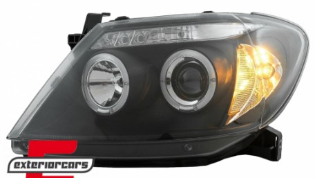 Prednja svjetla Angel Eyes (crna) / Toyota Hilux (2005-2011), LPTO08