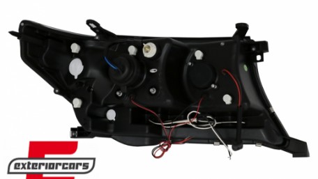 Prednja svjetla Angel Eyes (crna) / Toyota Land Cruiser FJ200 (2007-2012), LPTO33