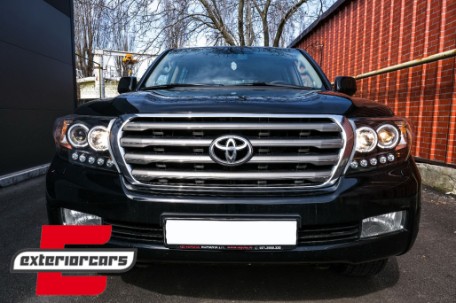 Prednja svjetla Angel Eyes (crna) / Toyota Land Cruiser FJ200 (2007-2012), LPTO33
