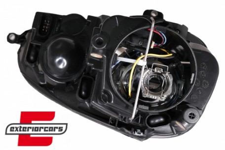Prednja svjetla Angel Eyes (crna) / Volkswagen Golf 5 (2003-2008), LPVWH7