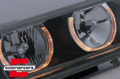 Prednja svjetla Angel Eyes (crna) / Volkswagen Passat B4 (11.1993-05.1997), LPVW41