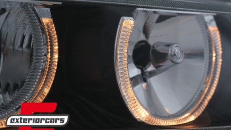 Prednja svjetla Angel Eyes (crna) / Volkswagen Passat B4 (11.1993-05.1997), LPVW41