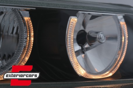 Prednja svjetla Angel Eyes (crna) / Volkswagen Passat B4 (11.1993-05.1997), LPVW41
