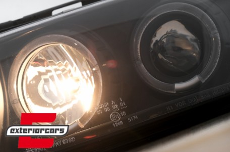 Prednja svjetla Angel Eyes (crna) / Volkswagen Passat B5 3B (11.1996-08.2000), LPVW13