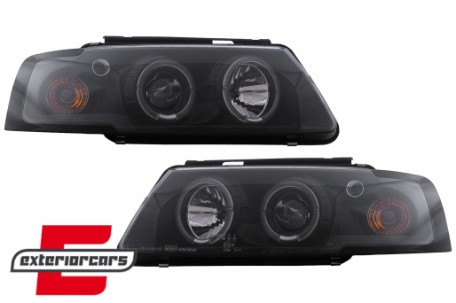 Prednja svjetla Angel Eyes (crna) / Volkswagen Passat B5 3B (11.1996-08.2000), LPVW13