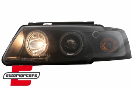 Prednja svjetla Angel Eyes (crna) / Volkswagen Passat B5 3B (11.1996-08.2000), LPVW13