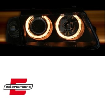 Prednja svjetla Angel Eyes (crna) / Volkswagen Passat B5 3B (11.1996-08.2000), LPVW26