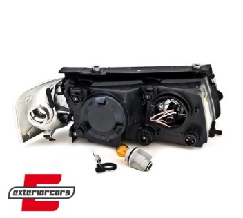 Prednja svjetla Angel Eyes (crna) / Volkswagen Passat B5 3B (11.1996-08.2000), LPVW26