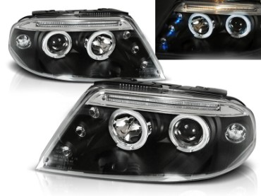 Prednja svjetla Angel Eyes (crna) / Volkswagen Passat B5 3BG (09.2000-03.2005), LPVW80