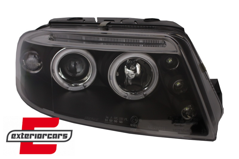 Prednja svjetla Angel Eyes (crna) / Volkswagen Passat B5 3BG (09.2000-03.2005), LPVW80