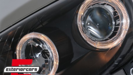 Prednja svjetla Angel Eyes (crna) / Volkswagen Passat B6 3C (03.2005-2010), LPVWC6