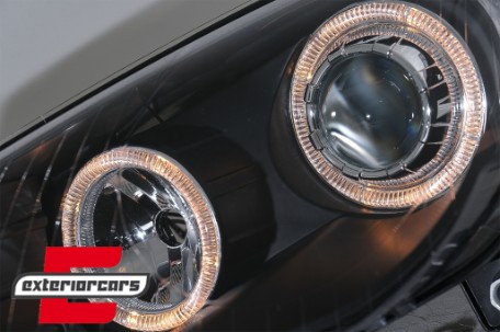 Prednja svjetla Angel Eyes (crna) / Volkswagen Passat B6 3C (03.2005-2010), LPVWC6