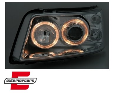 Prednja svjetla Angel Eyes (crna) / VW T5 (2003-2009), LPVWE5
