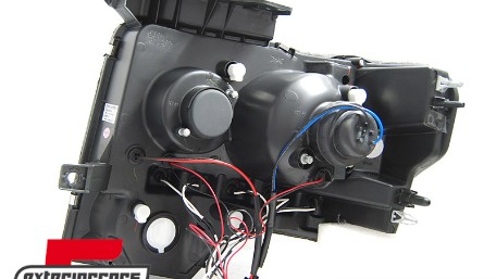 Prednja svjetla Angel Eyes dizajn (chrome) / FORD F150 MK12 (2008-2014), LPFO85