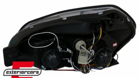 Prednja svjetla Angel Eyes dizajn (chrome) / Hyundai Tucson (2004-2010), LPHU01