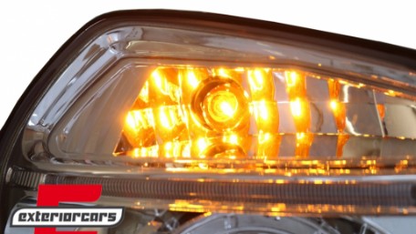 Prednja svjetla Angel Eyes dizajn (chrome) / Hyundai Tucson (2004-2010), LPHU01