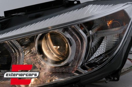 Prednja svjetla Angel Eyes LED DRL (chrome) / BMW serije 3 F30 F31 limuzina karavan (10.2011-05.2015), LPBMI7