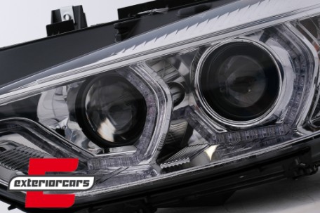 Prednja svjetla Angel Eyes LED DRL (chrome) / BMW serije 3 F30 F31 limuzina karavan (10.2011-05.2015), LPBMI7