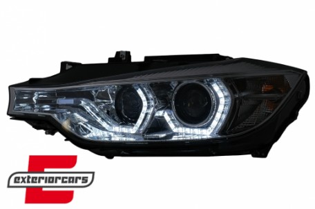Prednja svjetla Angel Eyes LED DRL (chrome) / BMW serije 3 F30 F31 limuzina karavan (10.2011-05.2015), LPBMI7
