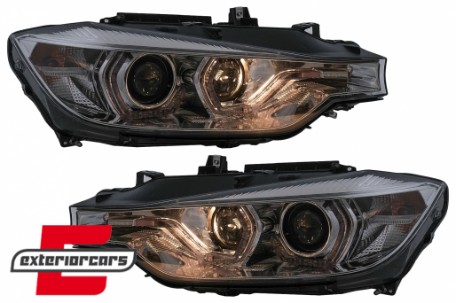 Prednja svjetla Angel Eyes LED DRL (chrome) / BMW serije 3 F30 F31 limuzina karavan (10.2011-05.2015), LPBMI7