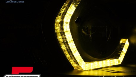Prednja svjetla Angel Eyes LED DRL (chrome) / BMW serije 3 F30 F31 limuzina karavan (10.2011-05.2015), LPBMR1