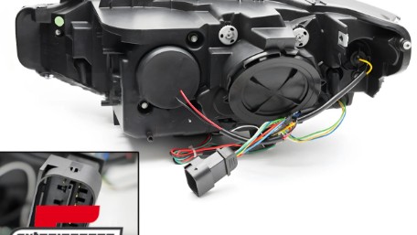 Prednja svjetla Angel Eyes LED DRL (chrome) / BMW serije 3 F30 F31 limuzina karavan (10.2011-05.2015), LPBMR1