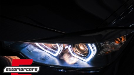 Prednja svjetla Angel Eyes LED DRL (crna) / BMW serije 3 F30 F31 limuzina karavan (10.2011-05.2015), LPBMI8