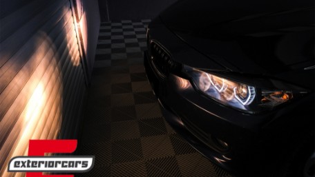Prednja svjetla Angel Eyes LED DRL (crna) / BMW serije 3 F30 F31 limuzina karavan (10.2011-05.2015), LPBMI8