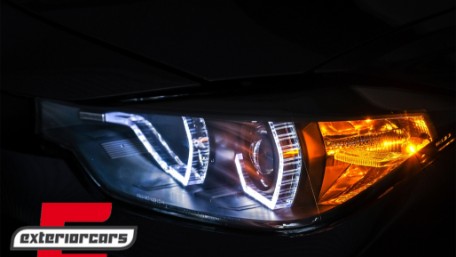 Prednja svjetla Angel Eyes LED DRL (crna) / BMW serije 3 F30 F31 limuzina karavan (10.2011-05.2015), LPBMI8