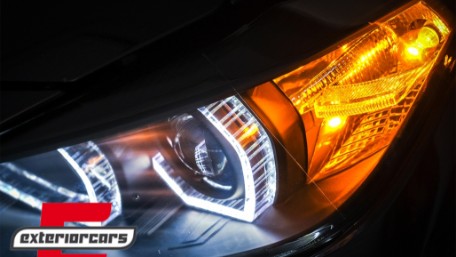 Prednja svjetla Angel Eyes LED DRL (crna) / BMW serije 3 F30 F31 limuzina karavan (10.2011-05.2015), LPBMI8