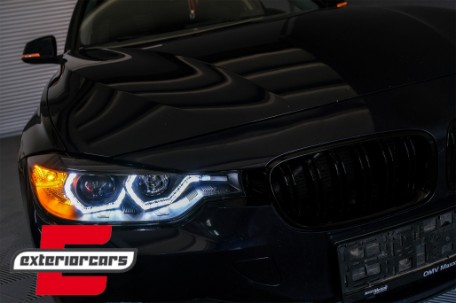 Prednja svjetla Angel Eyes LED DRL (crna) / BMW serije 3 F30 F31 limuzina karavan (10.2011-05.2015), LPBMI8