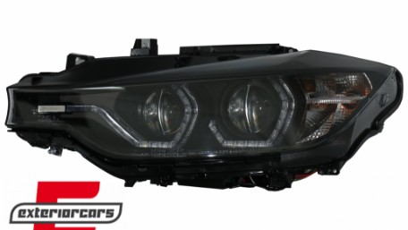 Prednja svjetla Angel Eyes LED DRL (crna) / BMW serije 3 F30 F31 limuzina karavan (10.2011-05.2015), LPBMI8