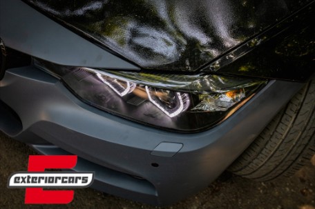 Prednja svjetla Angel Eyes LED DRL (crna) / BMW serije 3 F30 F31 limuzina karavan (10.2011-05.2015), LPBMI8