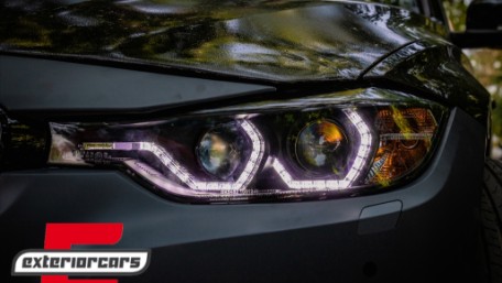 Prednja svjetla Angel Eyes LED DRL (crna) / BMW serije 3 F30 F31 limuzina karavan (10.2011-05.2015), LPBMI8