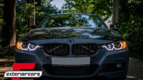 Prednja svjetla Angel Eyes LED DRL (crna) / BMW serije 3 F30 F31 limuzina karavan (10.2011-05.2015), LPBMI8