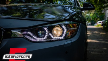 Prednja svjetla Angel Eyes LED DRL (crna) / BMW serije 3 F30 F31 limuzina karavan (10.2011-05.2015), LPBMI8