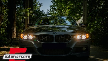 Prednja svjetla Angel Eyes LED DRL (crna) / BMW serije 3 F30 F31 limuzina karavan (10.2011-05.2015), LPBMI8