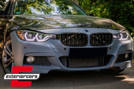 Prednja svjetla Angel Eyes LED DRL (crna) / BMW serije 3 F30 F31 limuzina karavan (10.2011-05.2015), LPBMI8